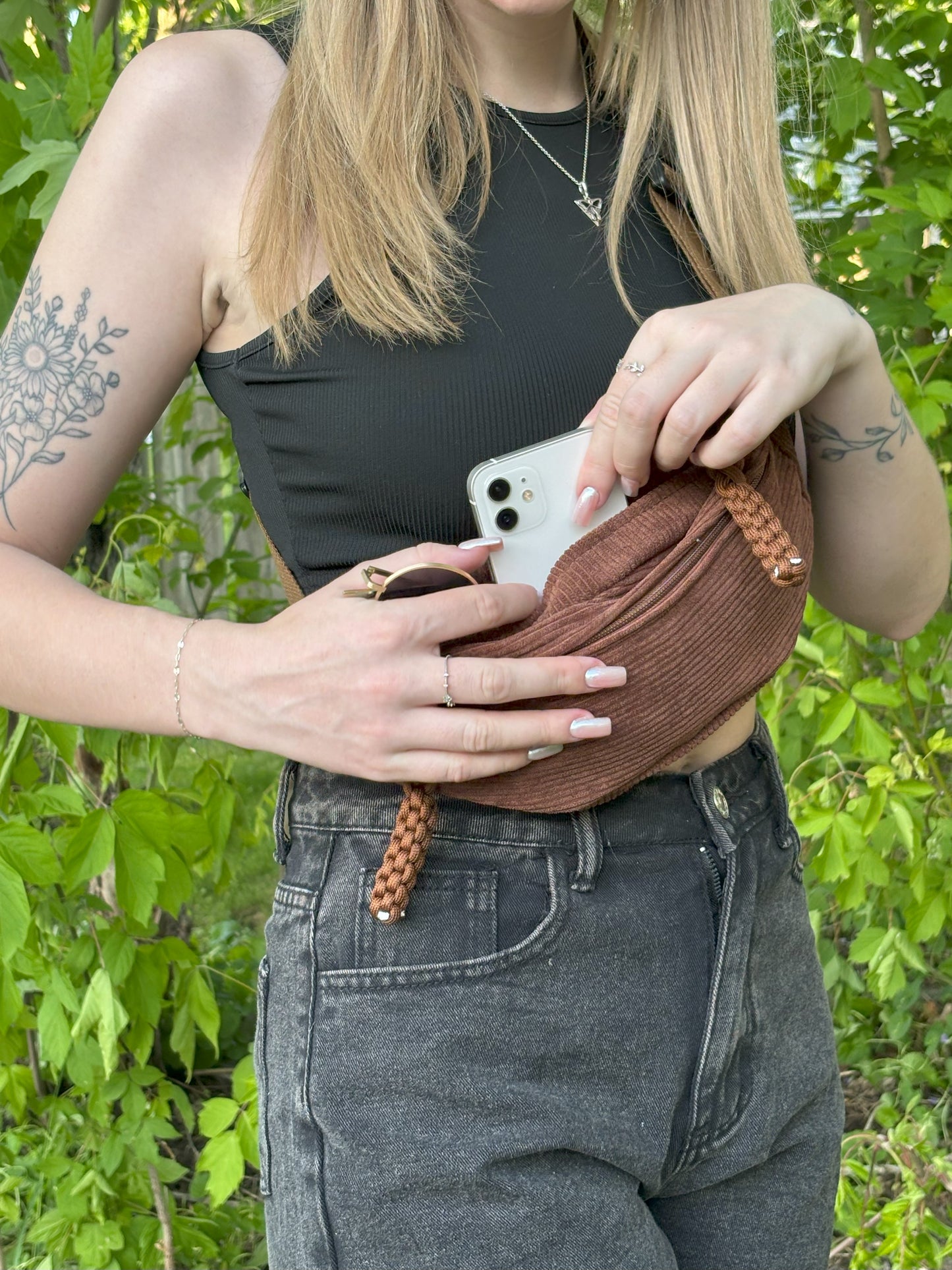 Shadow Corduroy Fanny Pack