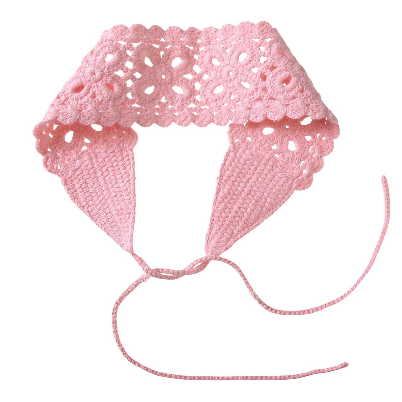 Soft Pink Crochet Headband