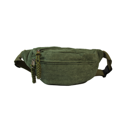 Forest Green Corduroy Fanny Pack
