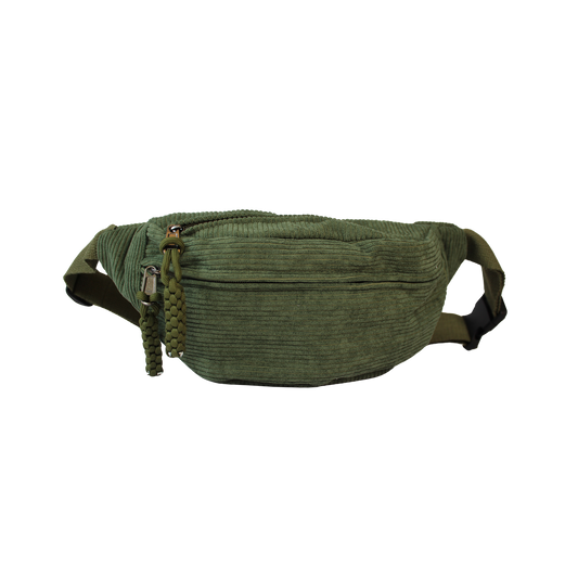 Forest Green Corduroy Fanny Pack