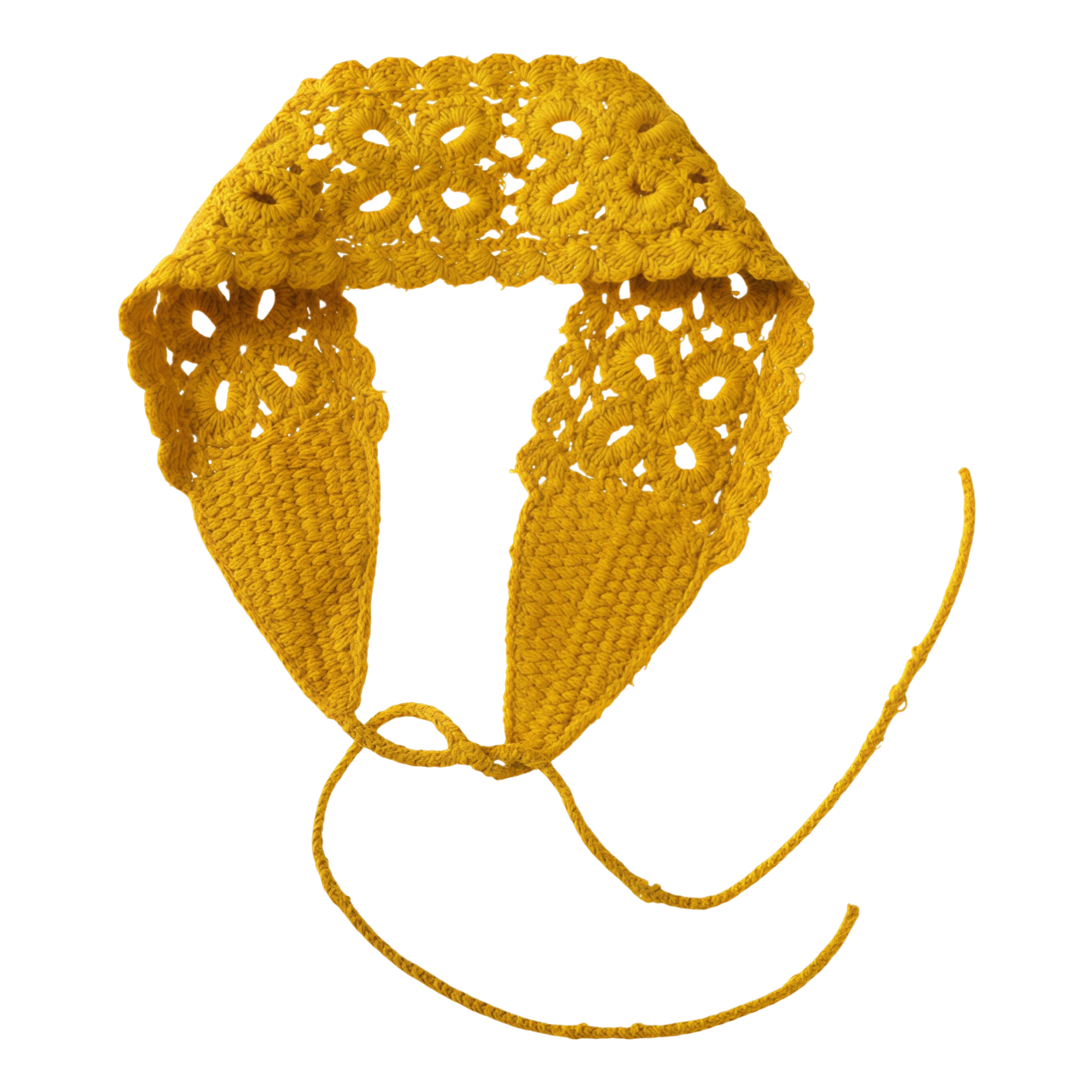 Golden Crochet Headband