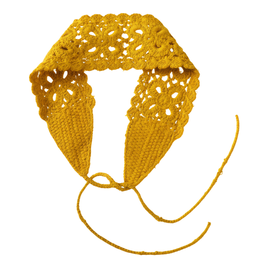 Golden Crochet Headband